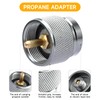SAN LIKE 3pcs Camping Stove Adapter Butane Canister Adapter Refill