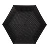 Champion CHU24MN55 Mini Folding Umbrella, Black, Logo Pattern, 21.7 inches