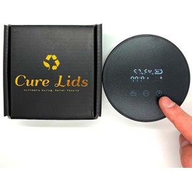 Cure Lids Controller Brain - Exchanges Fresh Air Automatically for Harvesting & Compatible with Gamma Seal Lids, Yellow Top Bins, Metal Containers, Smart Curing, Hydroponics, Herb Guarding