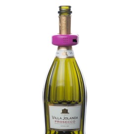 Boxer Gifts Just One Musical Bottle Collar | Serenade Your Top Ups to The Tune of ‘O Sole Mio’ | Novelty Prosecco Gift for Birthday, Christmas, Secret Santa or Mother’s Day, Pink