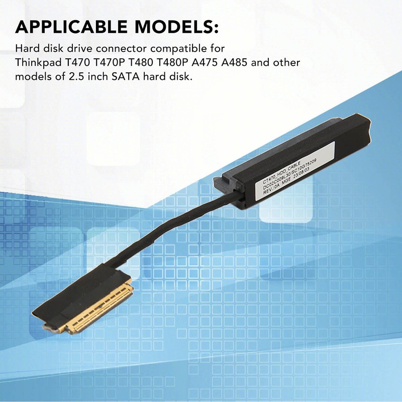 2.5" SATA Hard Drive Cable SSD HDD Connector for Thinkpad