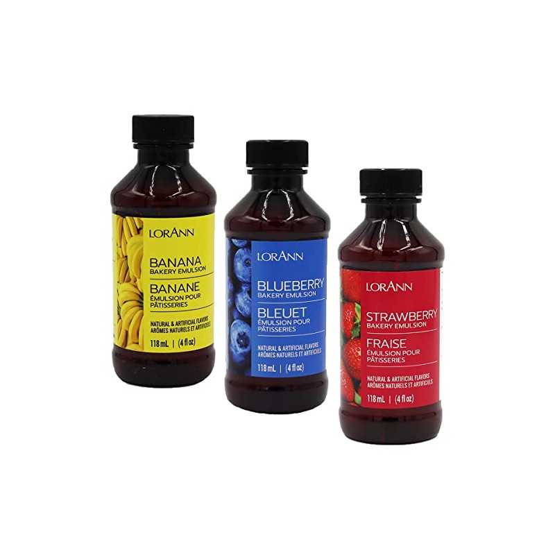 Lorann Oils Variety Bakery Emulsion: Multiple Flavors, Perfect for Enhancing