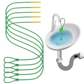 Kelly's Collection 30 Inch Drain Snake Drain Clog Remover Tool, Anti-break Steel with Nylon Coating Sink Snake, Drain Auger Hair Catcher Remover for Bathroom Tub Shower, Kitchen Sink Drain (5 Pack)