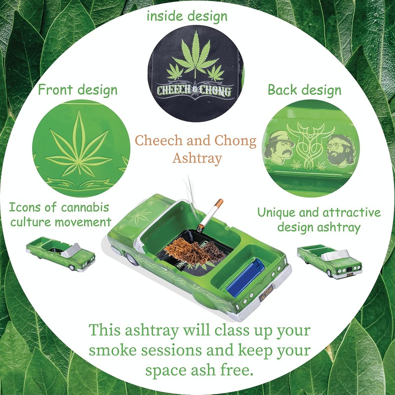 Cheech and Chong Special Edition 50th Anniversary Ashtrays - Design