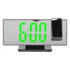 Projection Digital Alarm Clock USB Charging Automatic Dimming LED Mirror