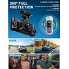 4K Dash Cam, Dashcam Front and Rear, Car Camera 4
