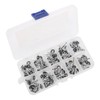 100Pcs Fishing Rod Guide Ring Set Ceramic Guide Eye Sets