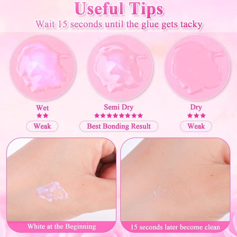 Face Makeup Glue for Rhinestones, Shynek Cosmetic Face Glitter Glue