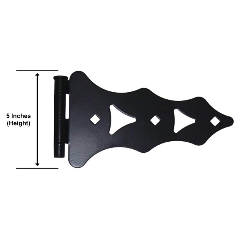 Wood Gate Hinges - Wood Fence Hinge Gate Kit, 8"