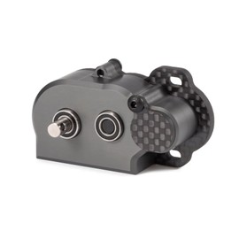 LCG Gearbox Machined Ultralight LCG Gear with Sliding Shim for Rigid Axis Axial AR44 AR45 Enduro Vanquish F9 F10 (Grey Bear)