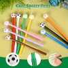 25 Pcs Kawaii Soccer Pens - Fun Gel Black Ink