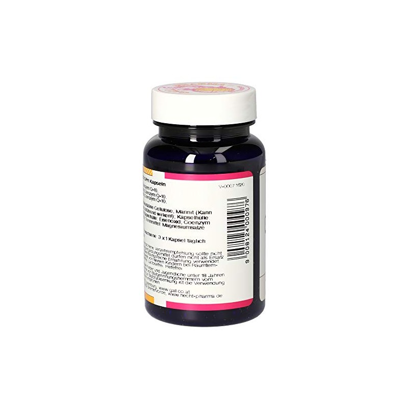 Gall Pharma Coenzyme Q-10 30 mg GPH Capsules, 60 Capsules