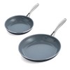 GreenPan Swift Healthy Ceramic Nonstick, 8" and 10" Frying Pan