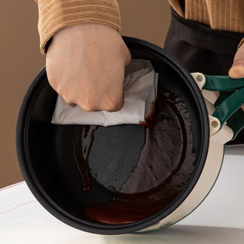 Foldable Electric Pot Portable Prevent Sticking Rapid Heating Multifunctional Cooker