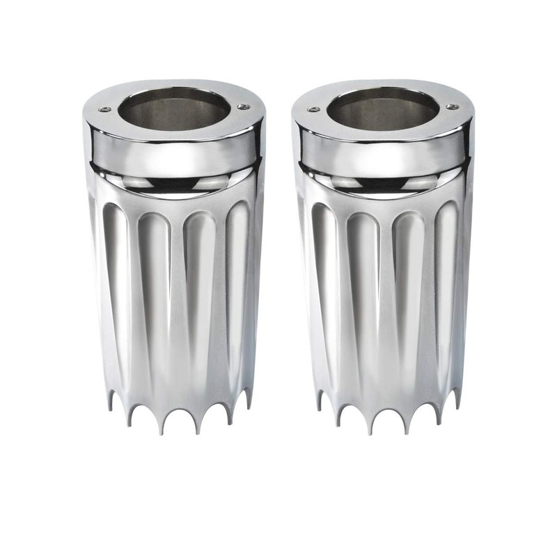 HDBUBALUS Upper Fork Slider Covers Fit for Harley Touring Road