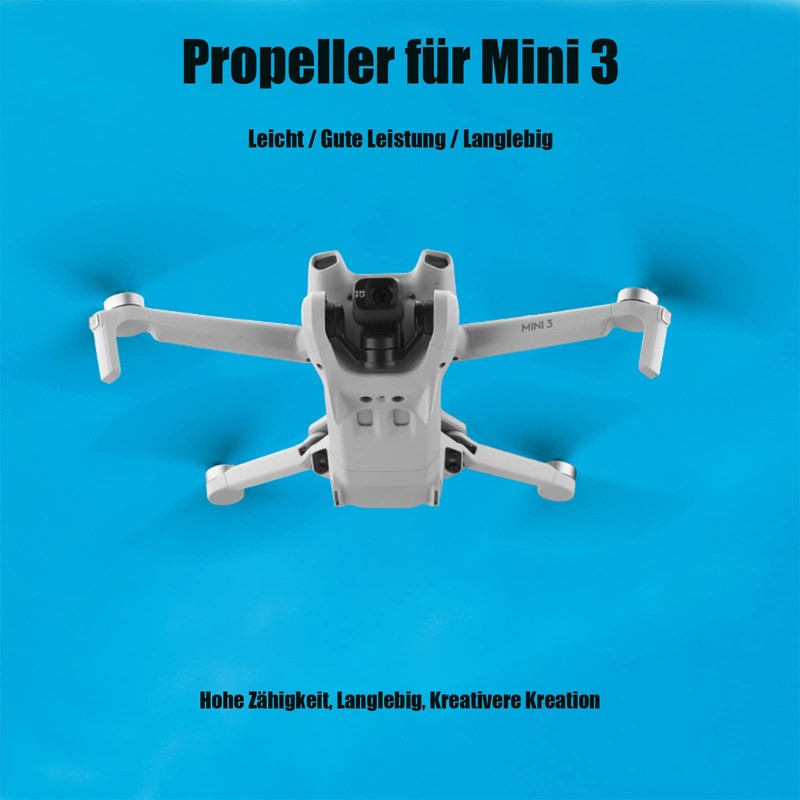 16 Pieces Mini 3 Propellers, DJI Mini 3 Propeller Replacement
