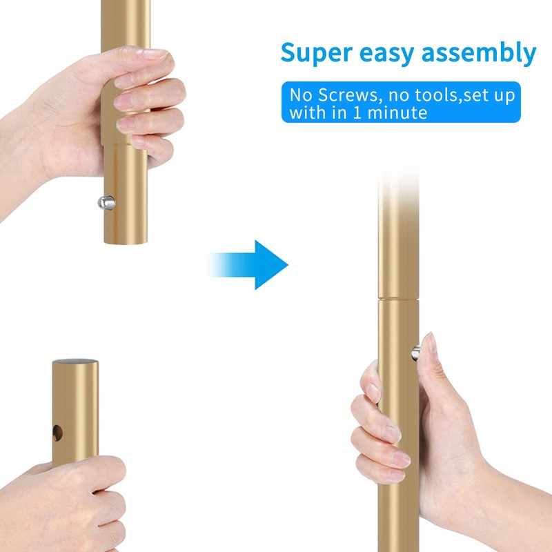 Simple Trending Standard Clothes Garment Rack, Clothing Rolling Rack with