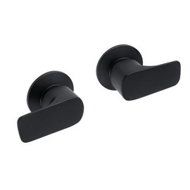 URREA LU.2 Juego de Manerales Grandes, Modelo CASSIA, Negro Mate