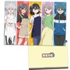 TV Anime "mono" Clear File Satsuki, Ann, Sakurako, Haruno &