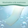 Gwydre 52x27x3” Washable Crib & Toddler Mattress,100% Washable High Density