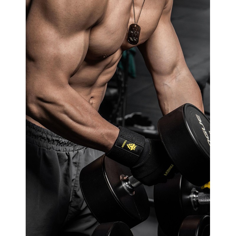 TAVIEW Workout Gloves, Weightlifting Gloves and Wrist Wraps Built in