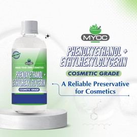 Myoc Phenoxyethanol + Ethylhexylglycerin Preservative – Liquid Cosmetic Grade Solution for Skincare & Personal Care Formulations - 8.45 Fl Oz / 250ml