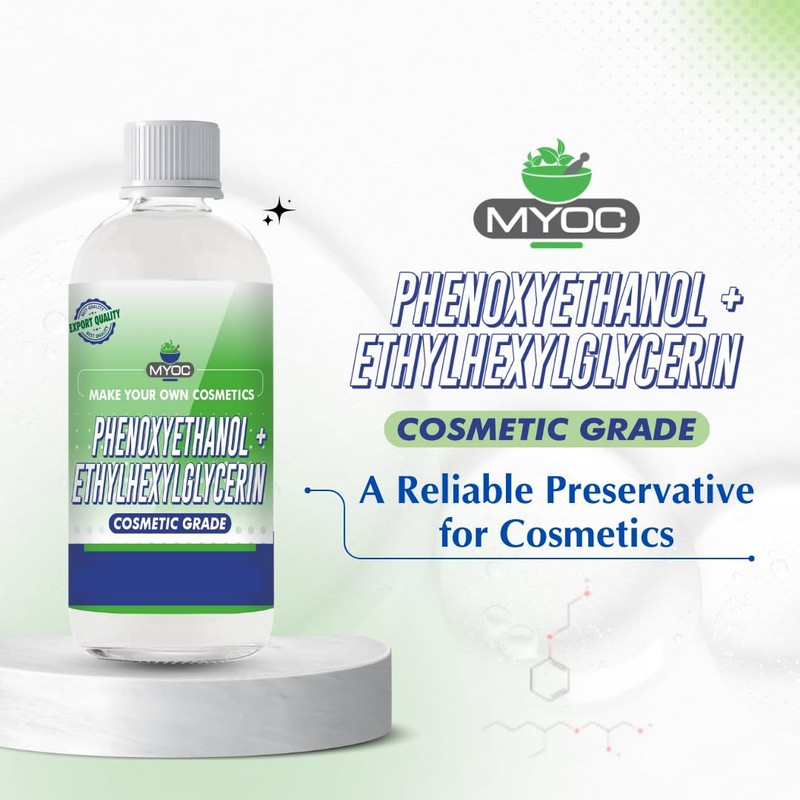 Myoc Phenoxyethanol + Ethylhexylglycerin Preservative – Liquid Cosmetic Grade Solution