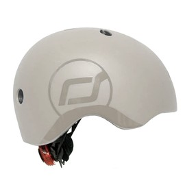 Scoot & Ride Kinder Fahrradhelm, ash, 51 bis 55cm