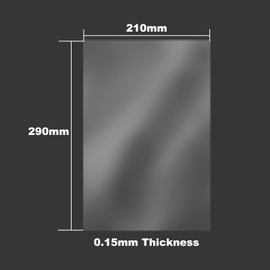 6PCS FEP Release Film for Resin 3D Printers, FEP Film for ELEGOO Saturn 2 / Saturn S/Photon Mono X 6K / M3 Plus/Sonic Mighty 4K / E10 / X10, 9.1-10.1 inch 3D Printers, 290x210x0.15mm