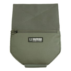 WARRIOR - A.S. was Laser Cut Drop Down Utility Pouch, Ranger Green