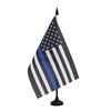 AZ FLAG - USA Blue Black Line Table Flag 21
