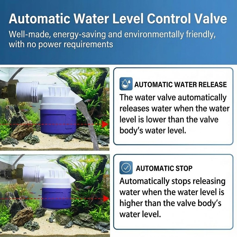 1PC 2" Top Inlet Automatic Water Level Control Float Valve,