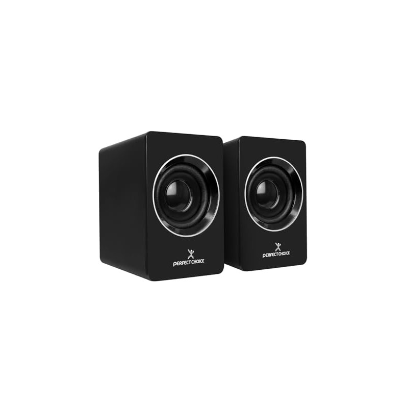 Perfect Choice BOCMST2900 Bocinas Estéreo Pc-112914, 2.0, Negro