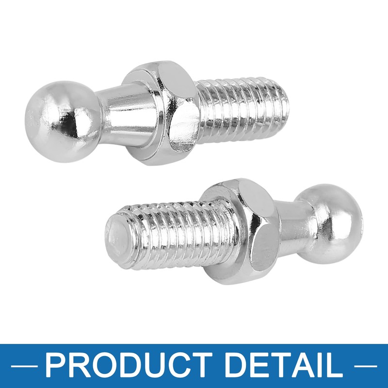 A ABSOPRO Set of 2 Gas Spring Ball Bolts 10