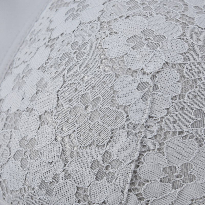 Women's Breastfeeding Bra Soft Lace Front Closure Thin Comfy Seamless