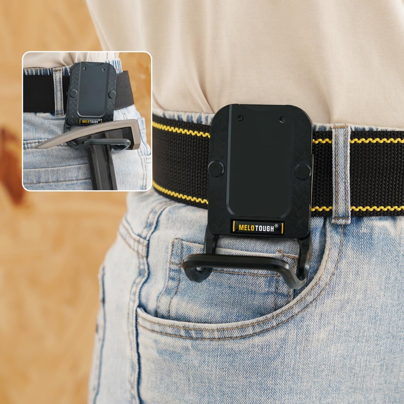 MELOTOUGH Hammer Holder for Belt,Hammer Loop Fit Up to 2"