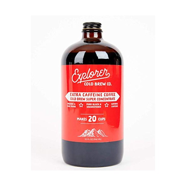 Explorer Extra Caf Cold Brew Super Concentrate 32oz Bottle, Extra