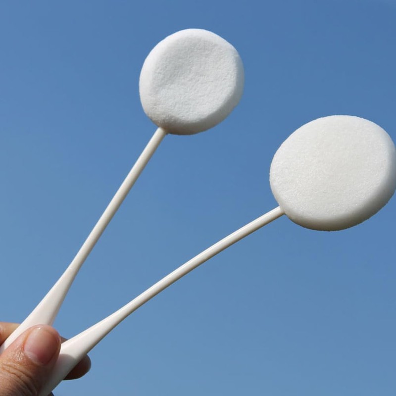 Long Handled Powder Puff, Makeup Sponge Applicator, 5-Piece Set, Beauty