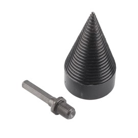 Hyuduo Splitting Drill, Firewood Drill Handle, Wood Splitter, Overall Wood Splitter, Electric Drill, Wood Splitter, Wood Splitter (50 mm/2 in)