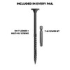 CAMO 5/16" Ledger + Multi-Ply Flat Head Structural Screw -