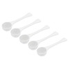 MECCANIXITY Micro Spoons 3 Gram Measuring Scoop Plastic Round Bottom