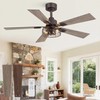 Fanbulous 1 Pack Farmhouse 42 Inch Ceiling Fans with Lights,