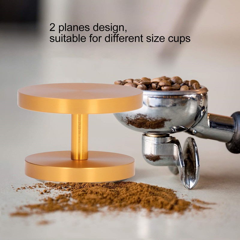 Double Head Coffee Powder Tamper Non Corrosive Aluminum Dual Sided
