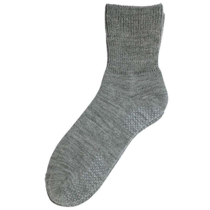 Kowa Seisakusho UK03NG Teikobutebiron Non-Slip Socks, For Gentlemen, Gray