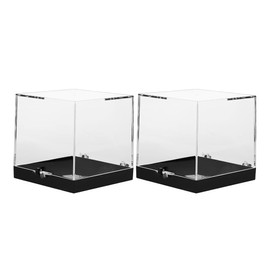 Cabilock Set of 2 Rock The Rock Mini Storage Containers Tiny Display Case Body Jewellery Display Mini Gemstone Display Case Rock Storage Organiser Mini Display Case Made