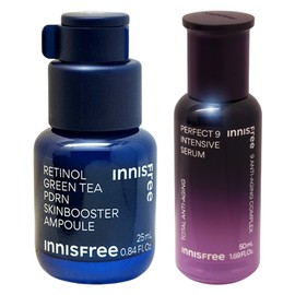 Innisfree Retinol PDRN Ampoule 25ml+Perfect 9 Intensive Serum / 이니스프리 레티놀 PDRN 앰플 25ml+퍼펙트 9 인텐시브 세럼