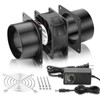 WDERAIR 80mm x 38mm 3 Inch Air Vent Duct Booster