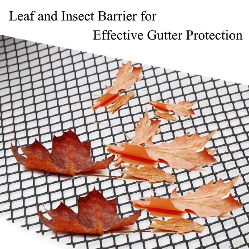 16 x 600mm Mesh Gutter Guard 6M Plastic Roof Gutter