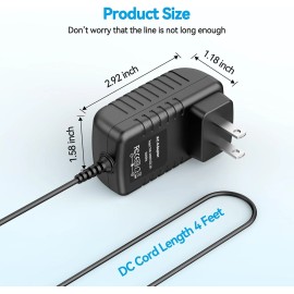 For Zoom AC Adapter For Zoom MS-200D+ MultiStomp Guitar Effects Pedal Charger Power Cord
