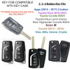 Nordecco - Gloss ABS Plastic Key Protective Case Fits For